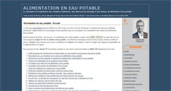 Desktop Screenshot of eauxpotables.com