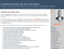 Tablet Screenshot of eauxpotables.com